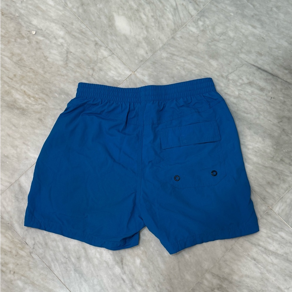 Unisex Lined Blue Athletic Shorts - Picture 2 of 3